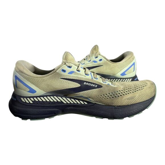 Brooks Adrenaline GTS 23 Men’s Running Shoes Gray Blue Size 11 - Picture 7 of 8